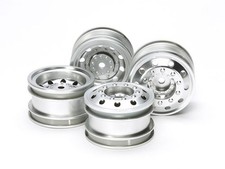 Tamiya 51588 On Road Racing Truck Wheels (F&R/2 Pcs. Each) MAN Hahn/Buggyra/TT01