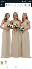 Champagne coloured bridesmaid - champagne,