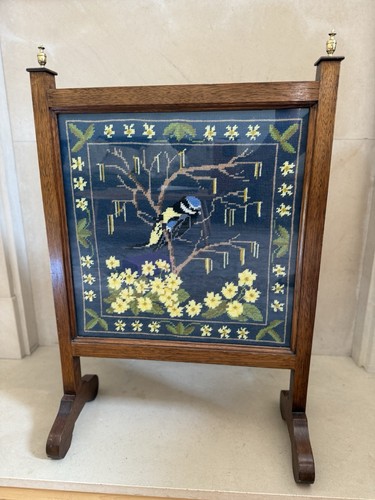 Vintage mahogany fire - vintage,