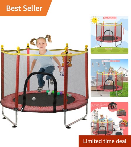 140 outdoor trampoline with - 140,