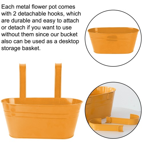 8pcs oval metal plant - oval,