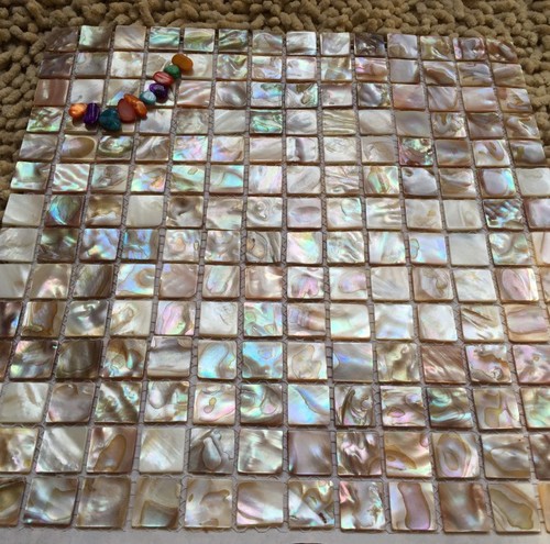 Shell mosaic tile - tile, of