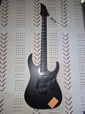 Ibanez Gio GRGR330EX-BKF Electric Guitar, Black Flat