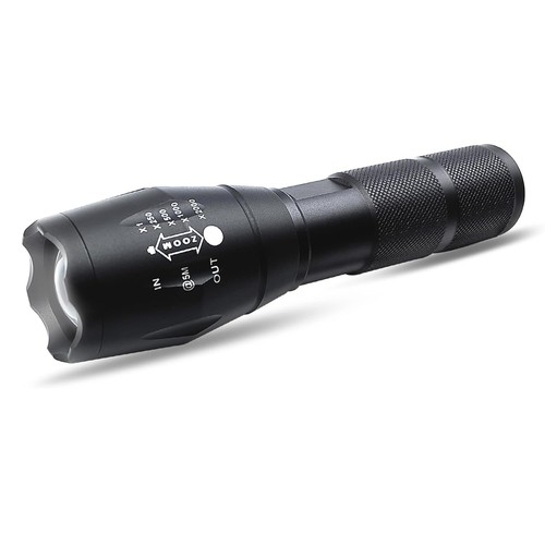 Aluminium led torch zoomable - torch,