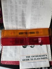 LOTUS CORTINA MK2 REAR TAIL LAMP LENS SET  NEW OLD STOCK