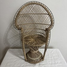 Vintage wicker peacock chair - vintage,