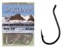 Sakuma 455 Octopus Pennel Hooks Sea Fishing Hooks - All Sizes - Box of 25