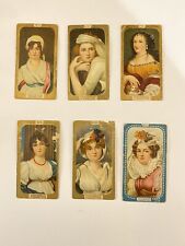 6 CIGARETTE CARDS BY R J LEA - CHAIRMAN MINIATURES (253)