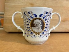 Royal Doulton First Woman Prime Minister 2 Handled Mug  - Margaret Thatcher