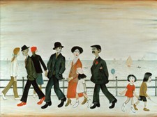 LS Lowry ON THE PROMENADE
