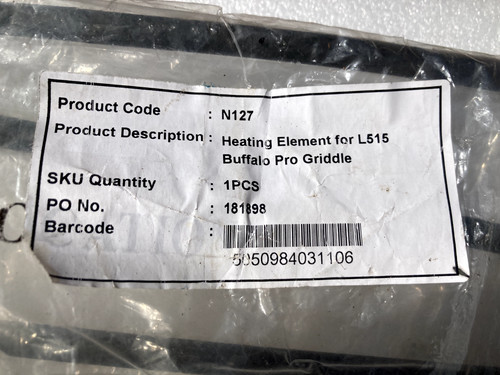 Buffalo griddle element - element, n127