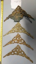 FOUR LONGCASE/GRANDFATHER CLOCK ROCOCO STYLE SPANDRELS (TYPE R).