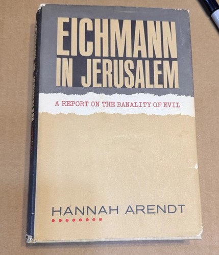 Eichmann jerusalem hannah - eichmann, in