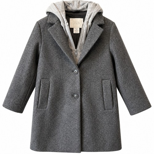 Zara girls wool blend overcoat - zara,