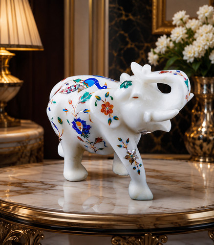 Handmade elephant statue - elephant,