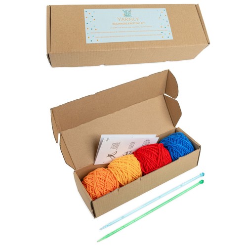 Beginners knitting kit - beginners,