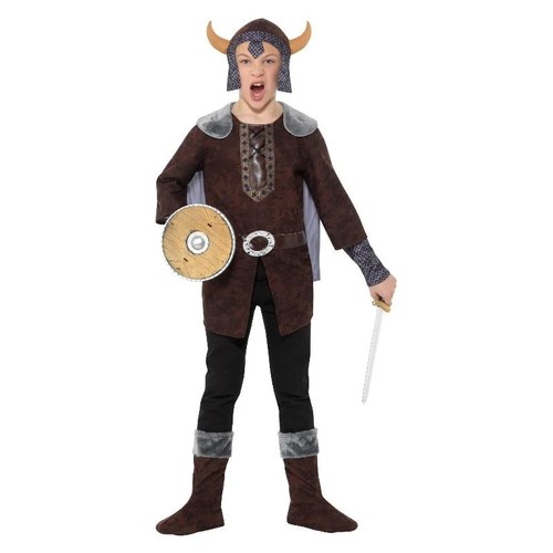 Viking boy costume brown - boy, costume,