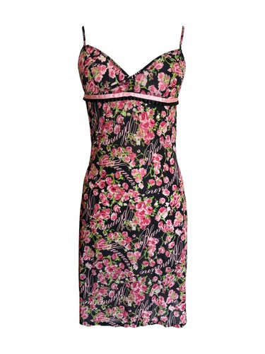 Blumarine black pink floral - &,