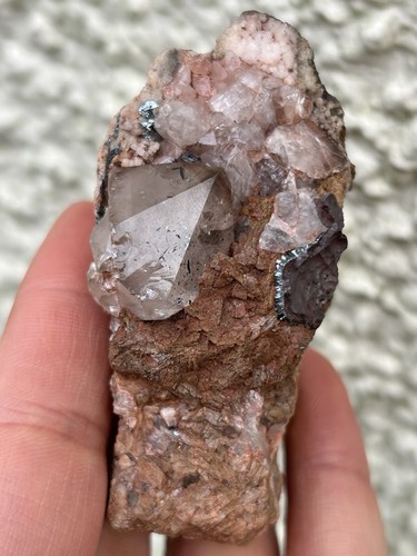 Smokey quartz dolomite - quartz,