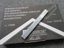 1 strip of Cassese 15mm Flexipoints Bendy Tabs. Picture Framing Photo Frames