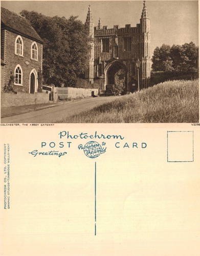 Vintage postcard colchester - vintage,