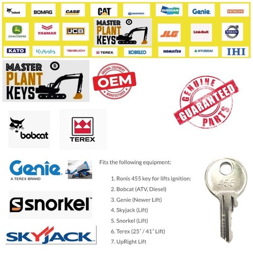 Ronis 455 ignition key - ignition, for