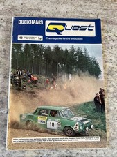DUCKHAMS QUEST MAGAZINE - ISSUE 42 - 1975 - MOTOR RACING