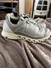 Ecco Gotetex Ladies Trainers Grey. Size UK 4.5