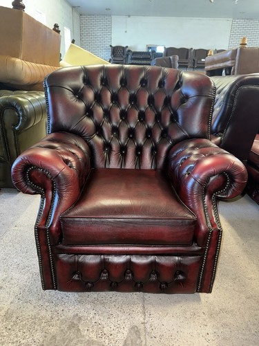 Chesterfield oxblood real - chesterfield,