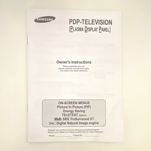 Samsung pdp plasma - pdp,