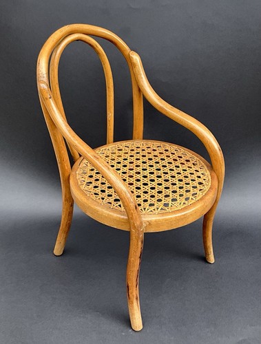 Antique thonet doll chair - doll,