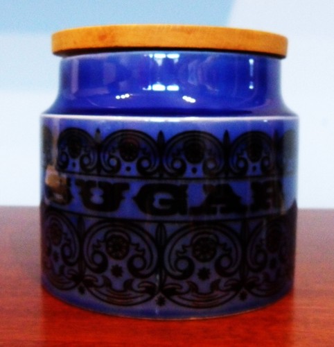 Vintage hornsea pottery - vintage, blue