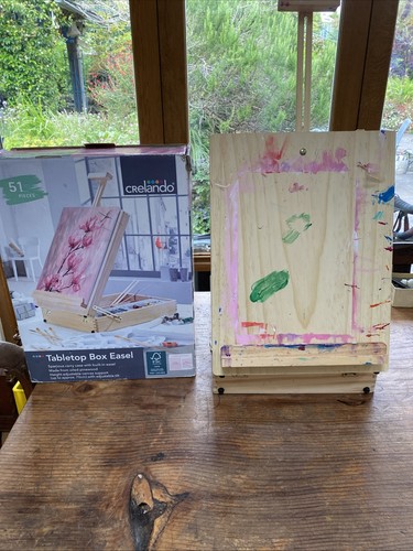 Artists tabletop box easel - box,