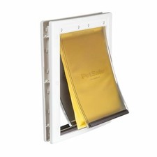 Petsafe Extreme Weather Energy Efficient Pet Door, White, Medium Ppa19-15795
