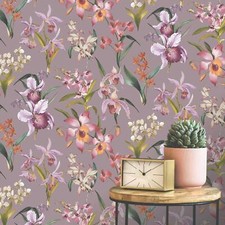 Floral Wallpaper Orchids