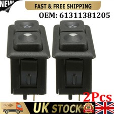 2Pcs illuminated Front Left Power Window Switch 61311381205 For BMW E23 E28 E30
