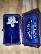 Unusual creepy stick pin vintage duality mkultra two faced Weird Antique Box Odd