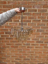 Vintage Smoked Glass Light