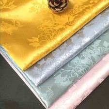 Polyester Faux Silk Damask