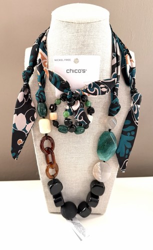 Chicos nwt scarf - nwt, necklace