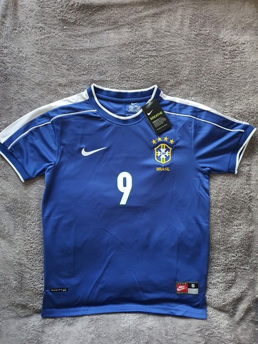Ronaldo 1998 brazil away - ronaldo,