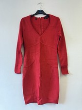 Ted Baker Fitted Red Bandage Bodycon Dress Size 3