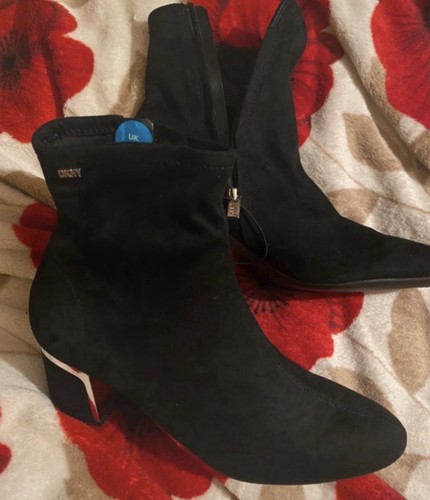 Women new dkny suede black - dkny,