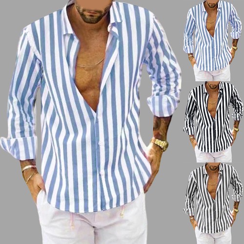 Mens striped beach shirts - mens,