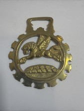 Vintage English Brass Horse