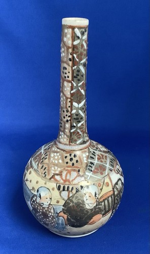 Japanese satsuma bud vase - bud,