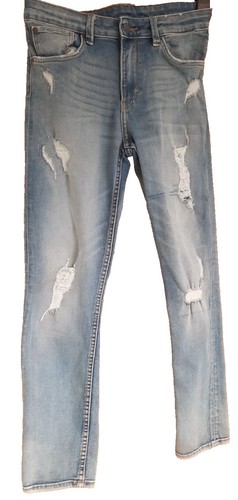 Girls blue washed skinny - girls,