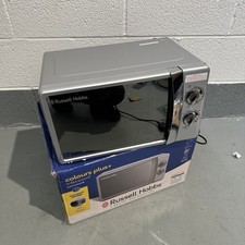 Russell Hobbs Silver Microwave