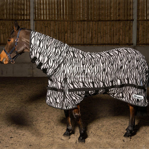 Whitaker marwell zebra fly rug - whitaker,