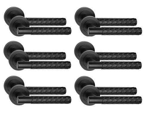 Door handles knurled diamond - handles,
